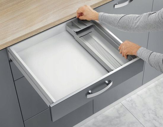 hit regulowany wkład na sztućce do szuflady swiss