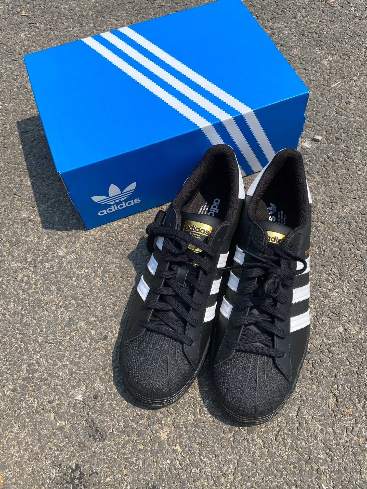 *NoweAdidasSuperstarCoreBlack*Moda.40