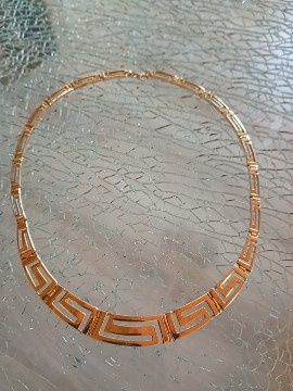 Złota kolia 32 gr 585 naszyjnik .