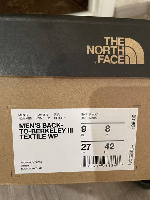 Круті чоловічі черевики The North Face розмір 42