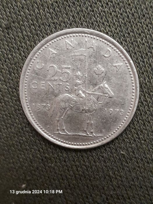 Moneta 25 centów Canada