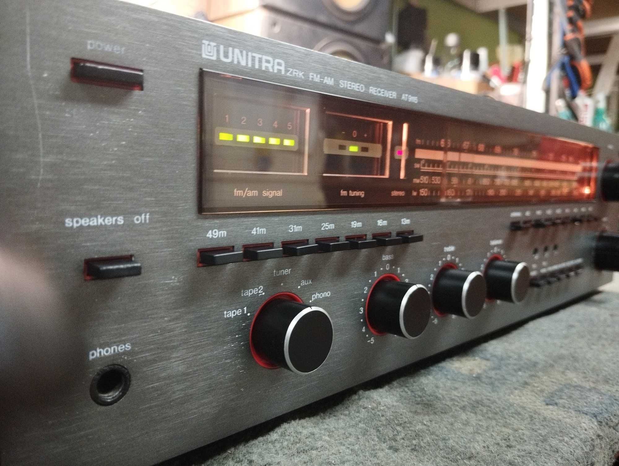 Amplituner radio Stereo Unitra ZRK AT 9115 Unikat Odnowiony