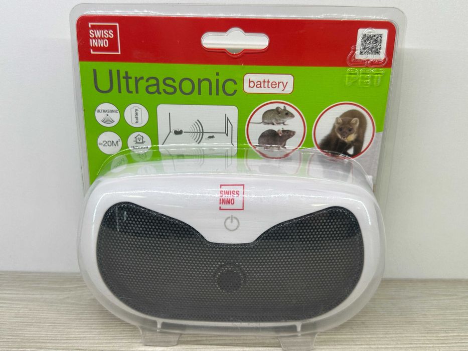 Bateryjny ultradźwiękowy odstraszacz gryzoni SwissInno