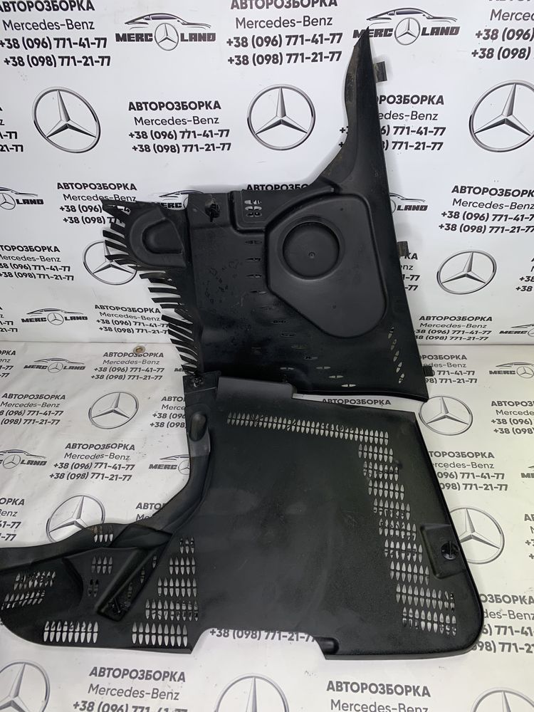 Mercedes E-class w211 пластик захист кришка водостоки накладка