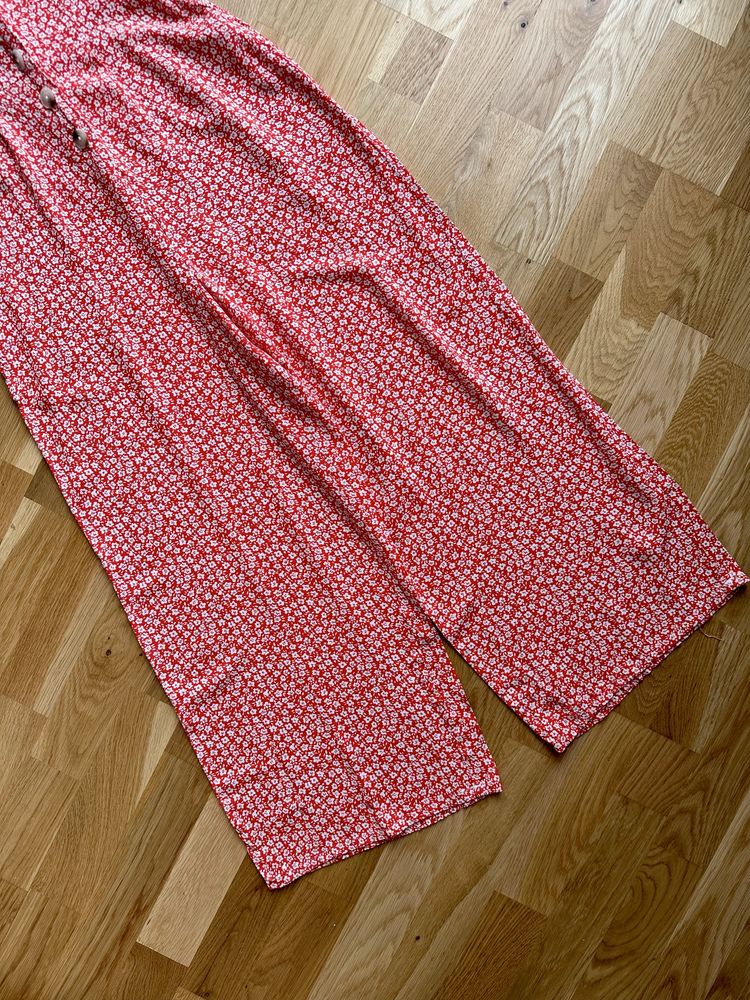 Wzorzysty kombinezon z wiskozy boho New Look