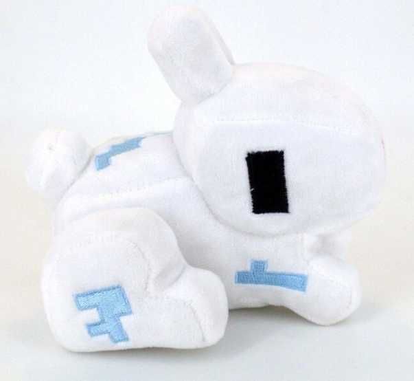 Игрушка из игры Minecraft Белый Заяц Кролик Rabbit майнкрафт Mojang