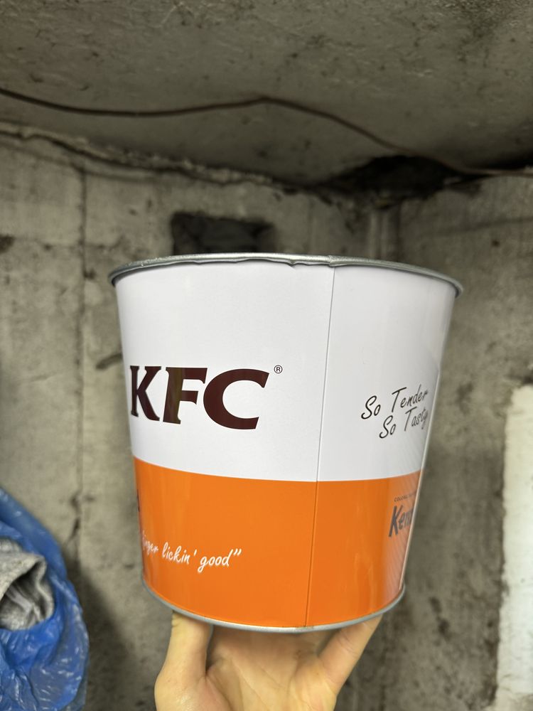 Kubełek KFC Metalowy Oryginalny