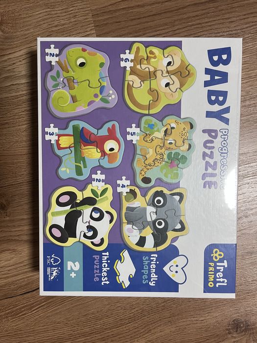 Пазли trefl baby, перші пазли, пазли 2 роки