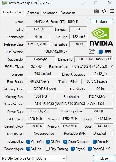 Системний блок Intel Core i5-2400 / GeForce GTX 1050Ti - 4096 mb