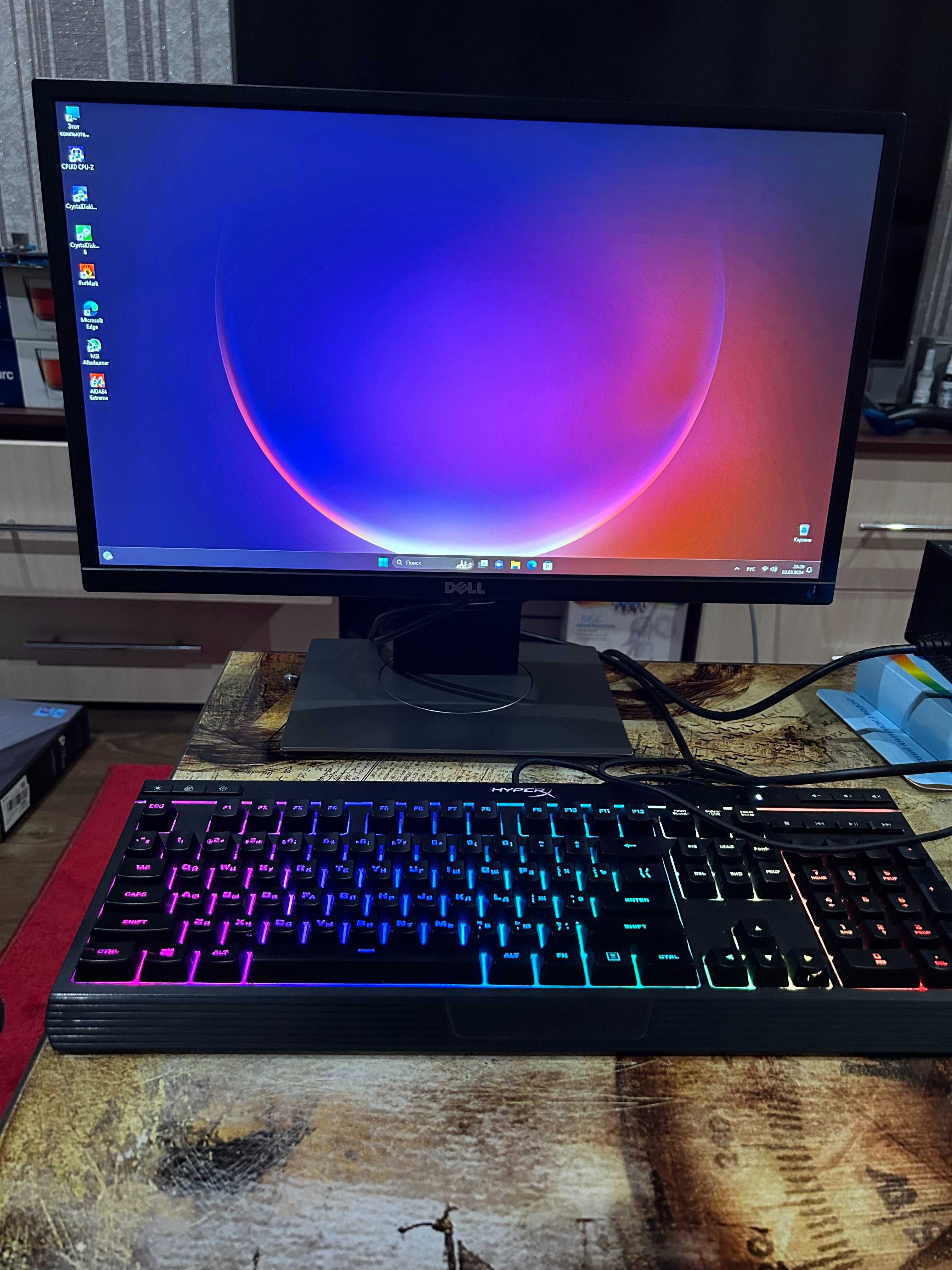 Монитор DELL IPS матрица HDMI VGA Dport DVI
