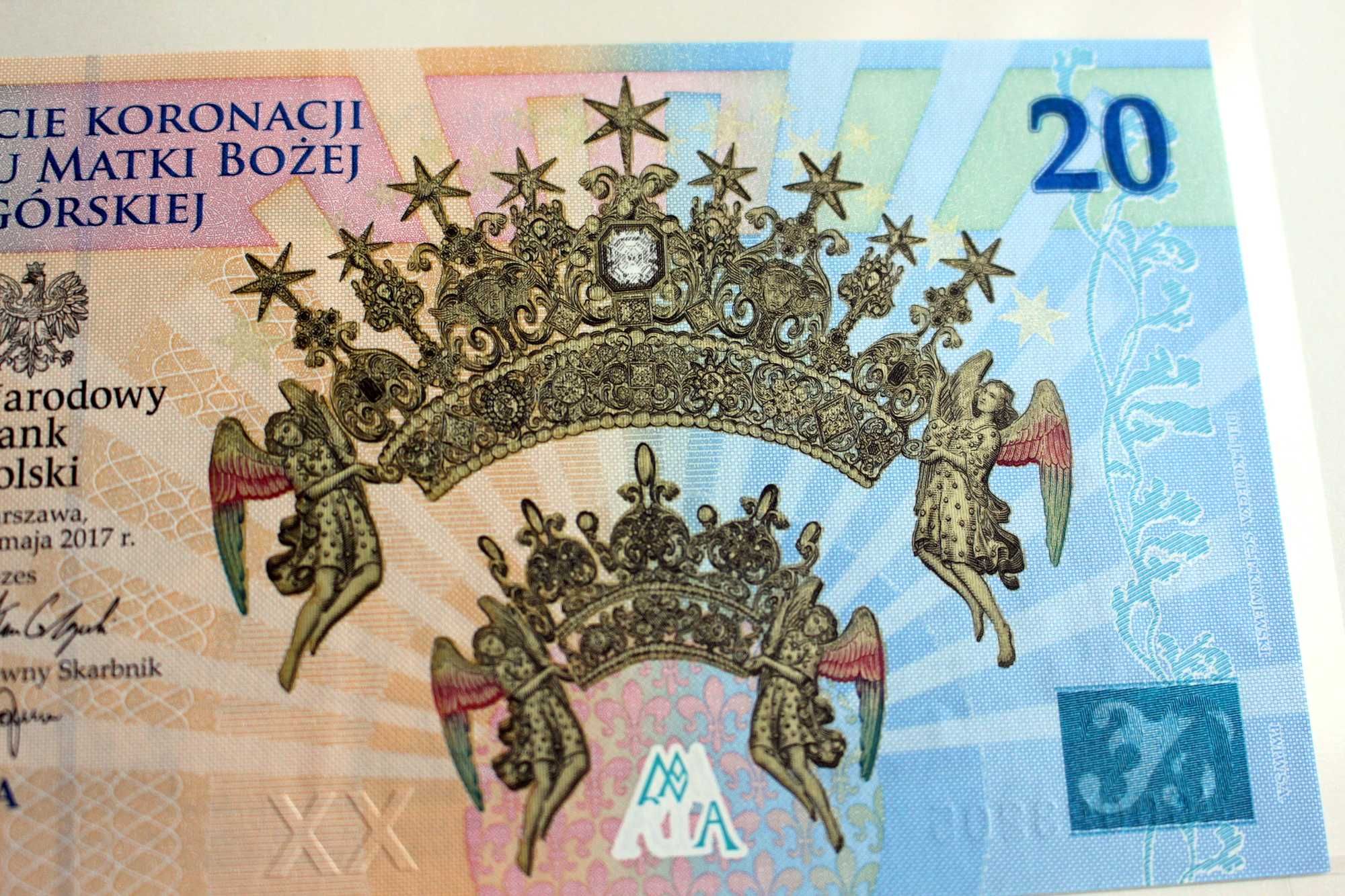 20 zł 300-lecie Koronacji Obrazu Matki Bożej Jasnogórskiej + Folder