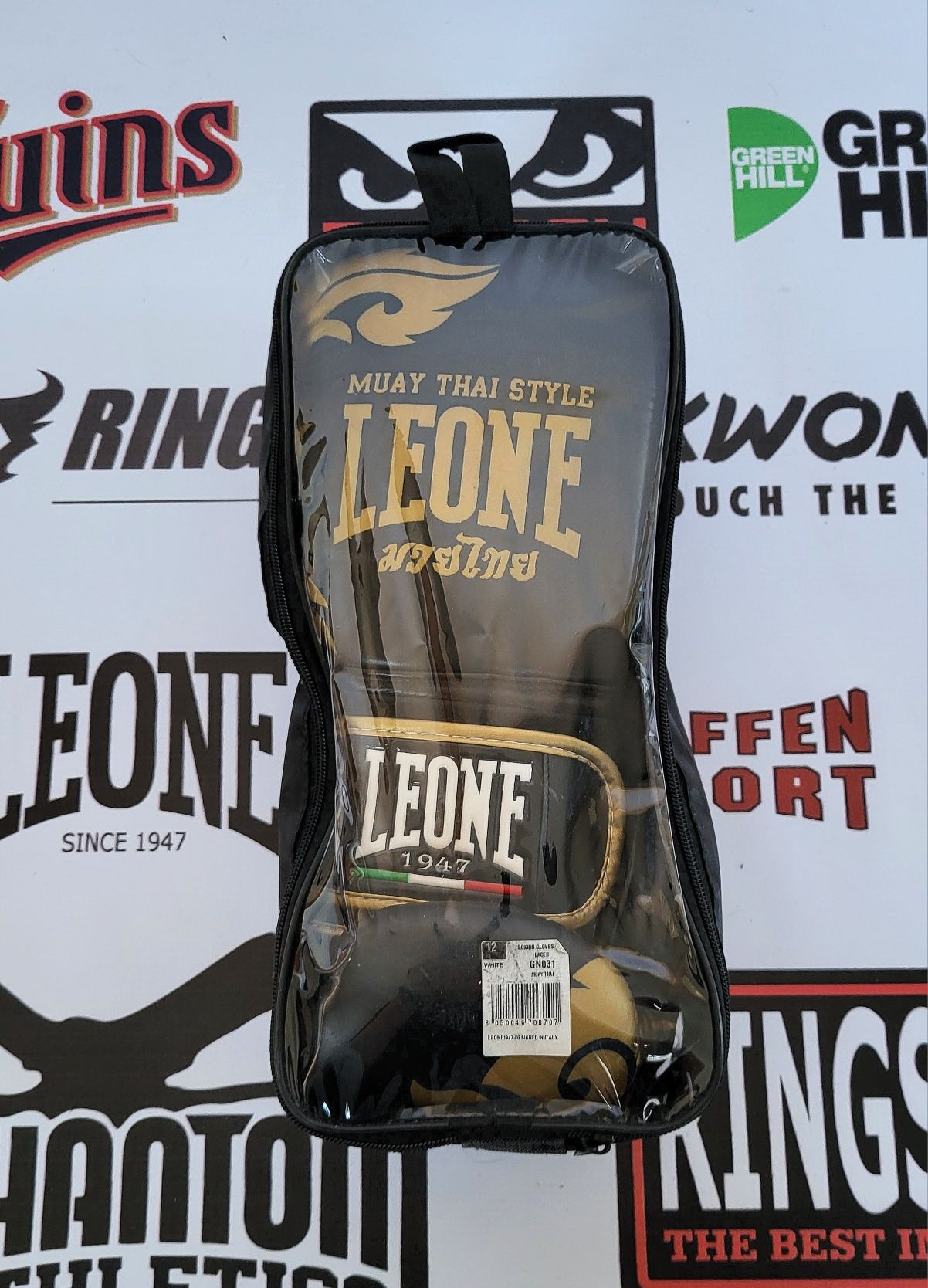 Leone 1947 Muay Thai 12 Oz Оригінал Боксерські рукавиці Шкіра  Мма Mma