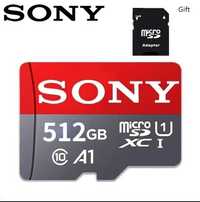 Карта памяти 512GB, 256GB, 128GB, SONY + адаптер. Оригінал. Нова.