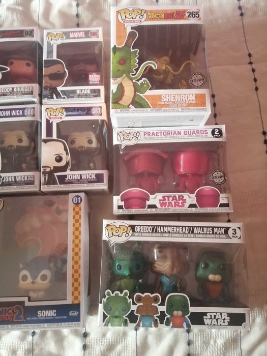 Funko pop vários raros