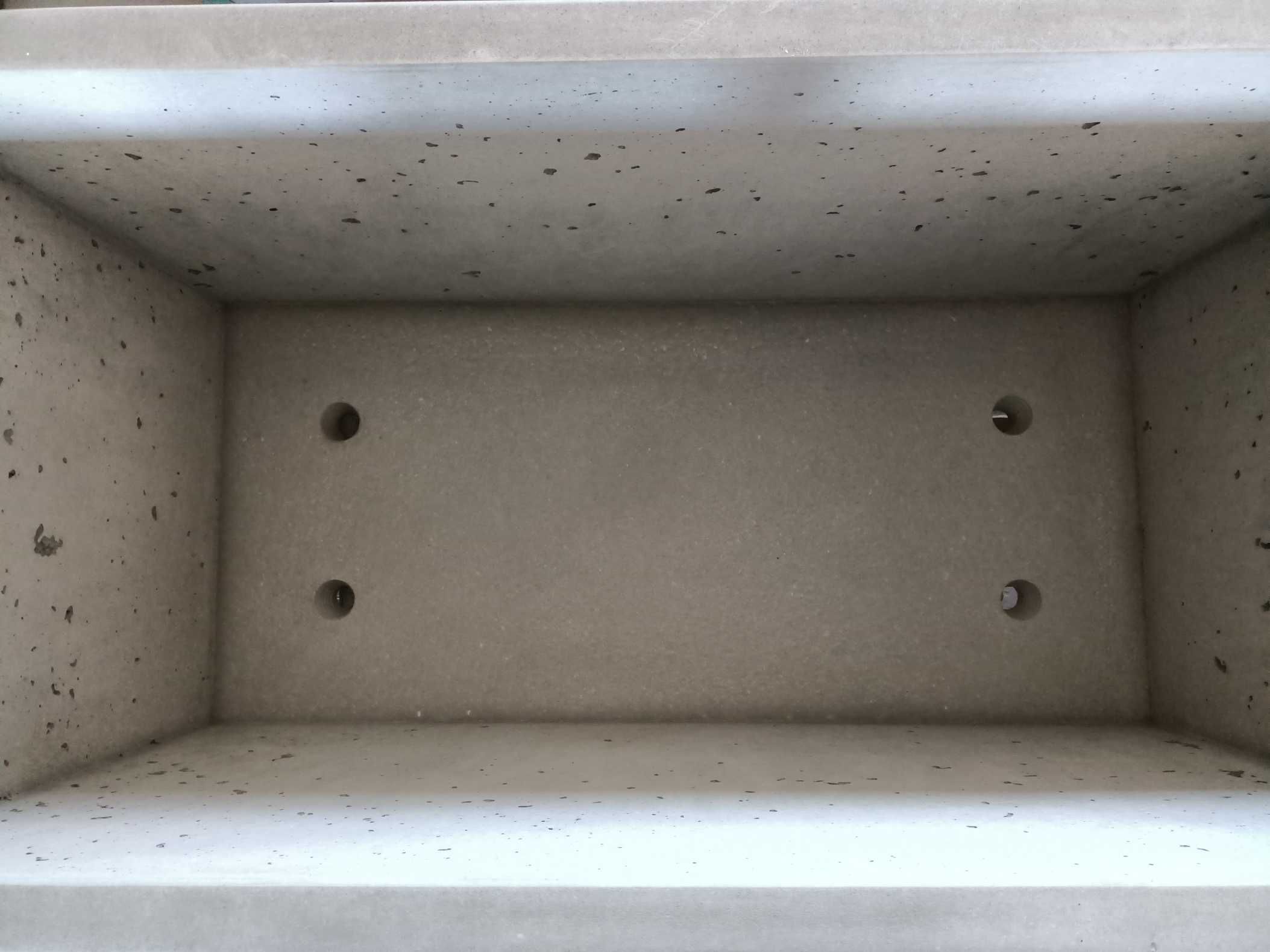Donica betonowa 100x50x50 cm, kolor: BIAŁY  PRODUCENT!!!