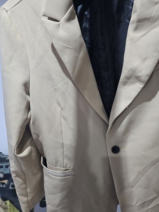 Garnitur męski beżowy M