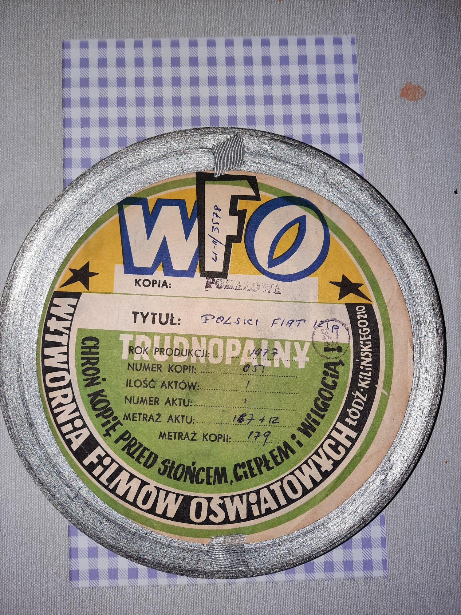 Kolekcja fso taśmy 16mm polskim fiatem przez himalaje  1977/1980