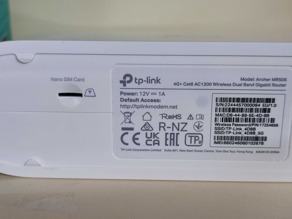 Tp-Link MR505 4G+ 300mbps Router Cat.6