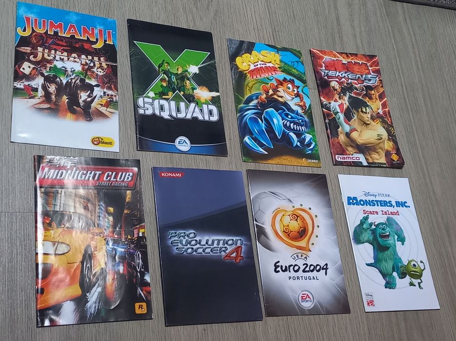 Manuais PS3, PS2, PSP e Xbox 360