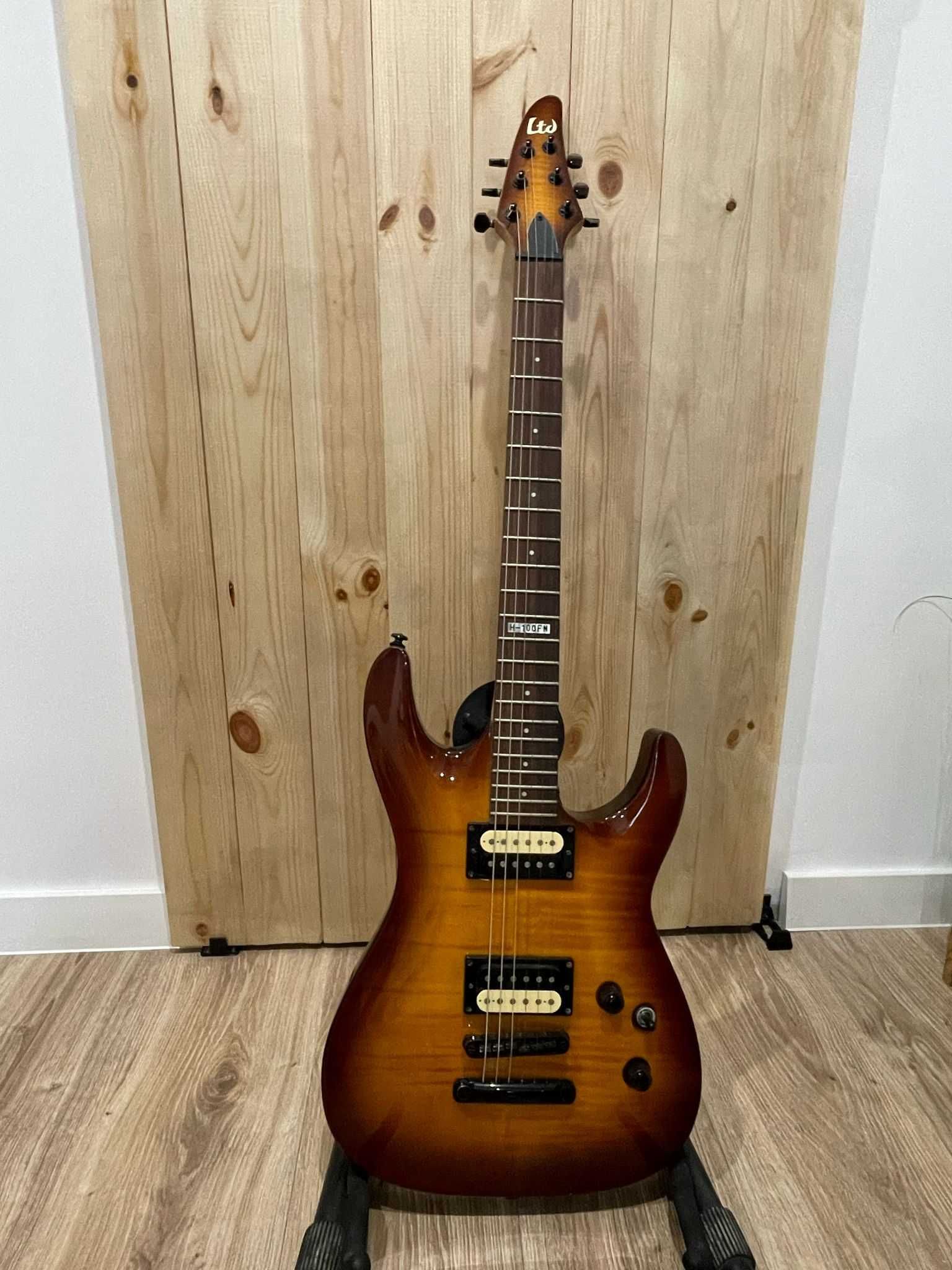 ESP LTD H100FM i Marshall MG15 - zestaw gitarowy