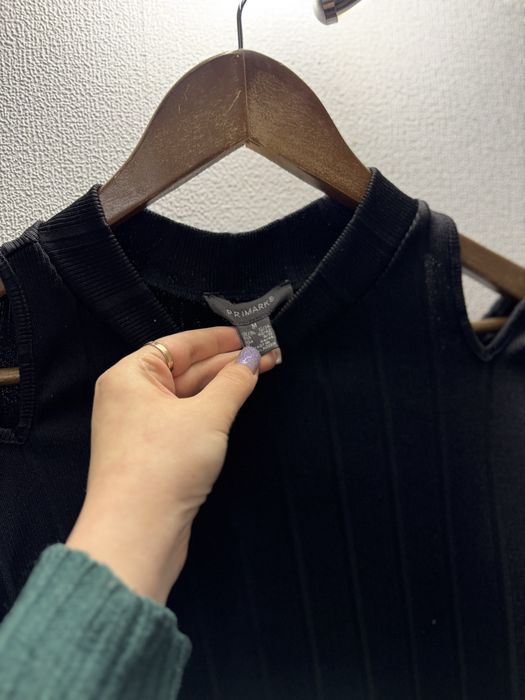 Лонгслів гольф в рубчик