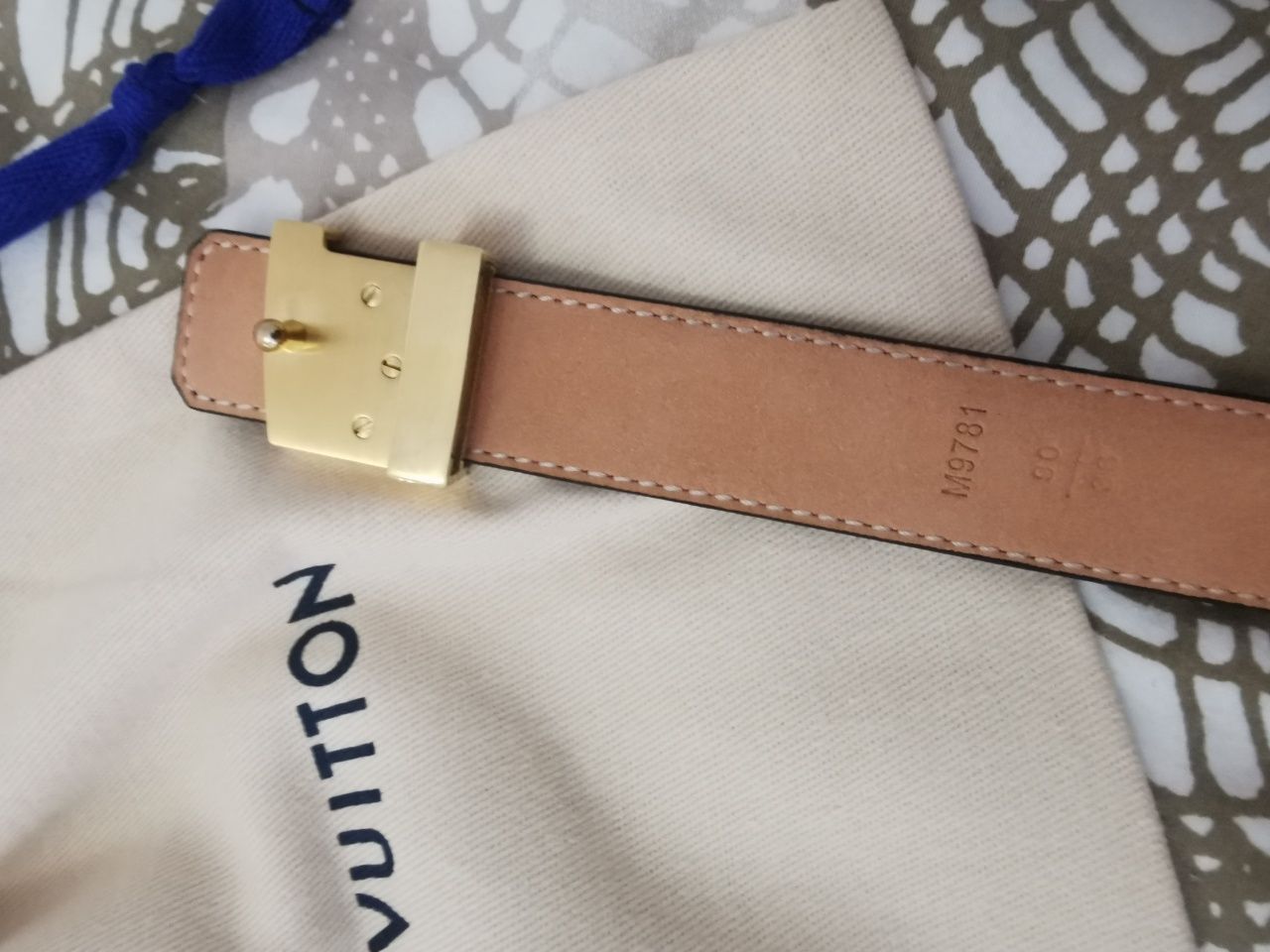 Pasek LV 2.0 a Louis Vuitton belt monogram