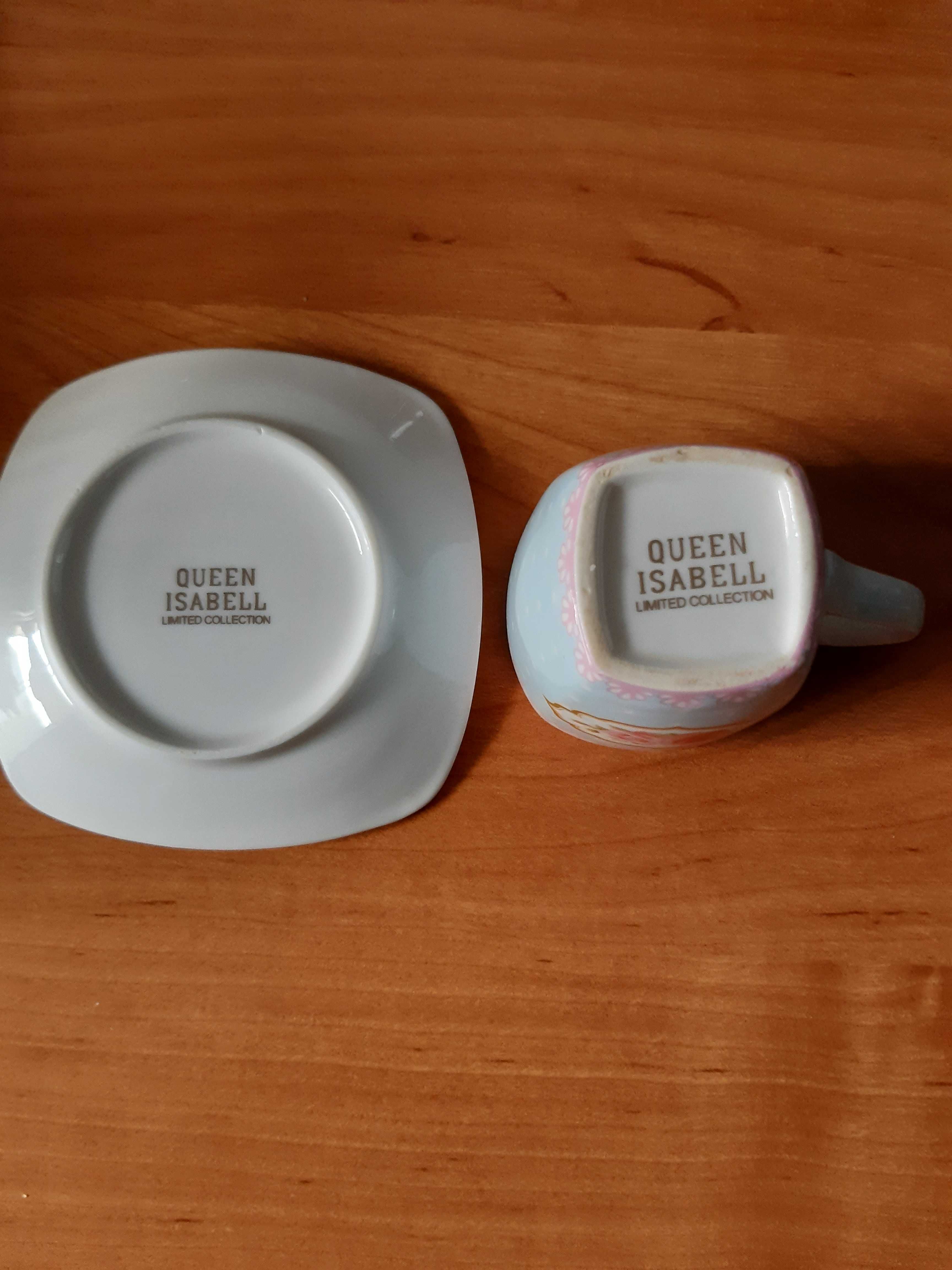 queen isabell limited collection filiżanka ze spodeczkiem