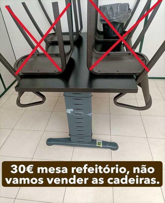 Artigos usados de refeitório