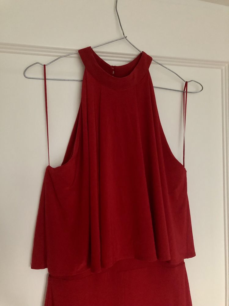 Czerwona sukienka maxi New Look 38
