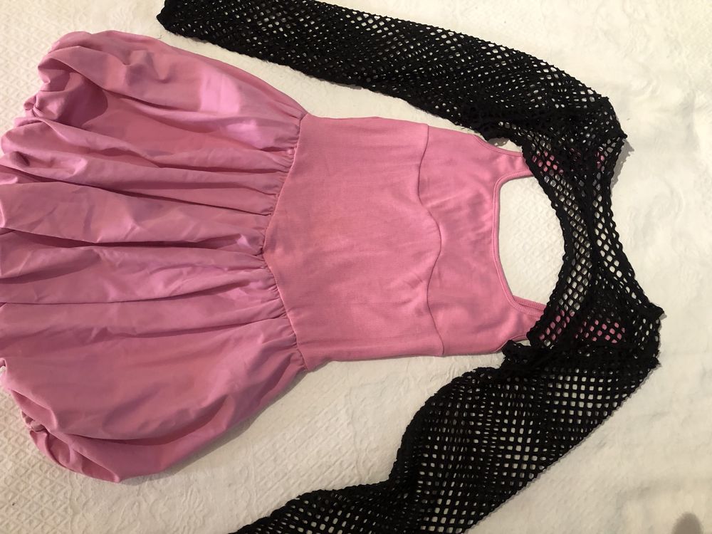 Vestido rosa balone