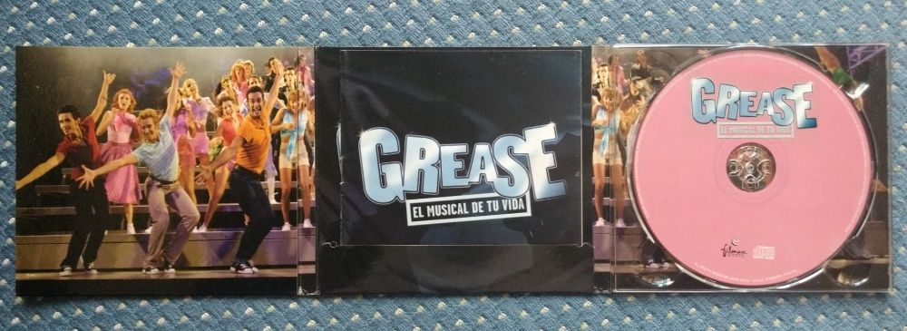 "Grease" Musical Cantado em Espanhol/Inclui letra músicas - Como NOVO