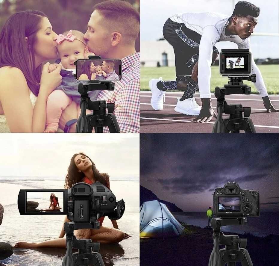 STATYW TRIPOD z pilotem BLUETOOTH UCHWYT na telefon aparat