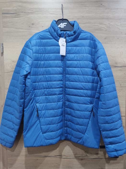 Kurtka puchowa przejściowa męska 4F rozmiar L niebieska