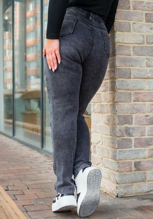 Розпродаж Джинси жіночі великі розміри з 48 по 56 сірі, сині, чорні