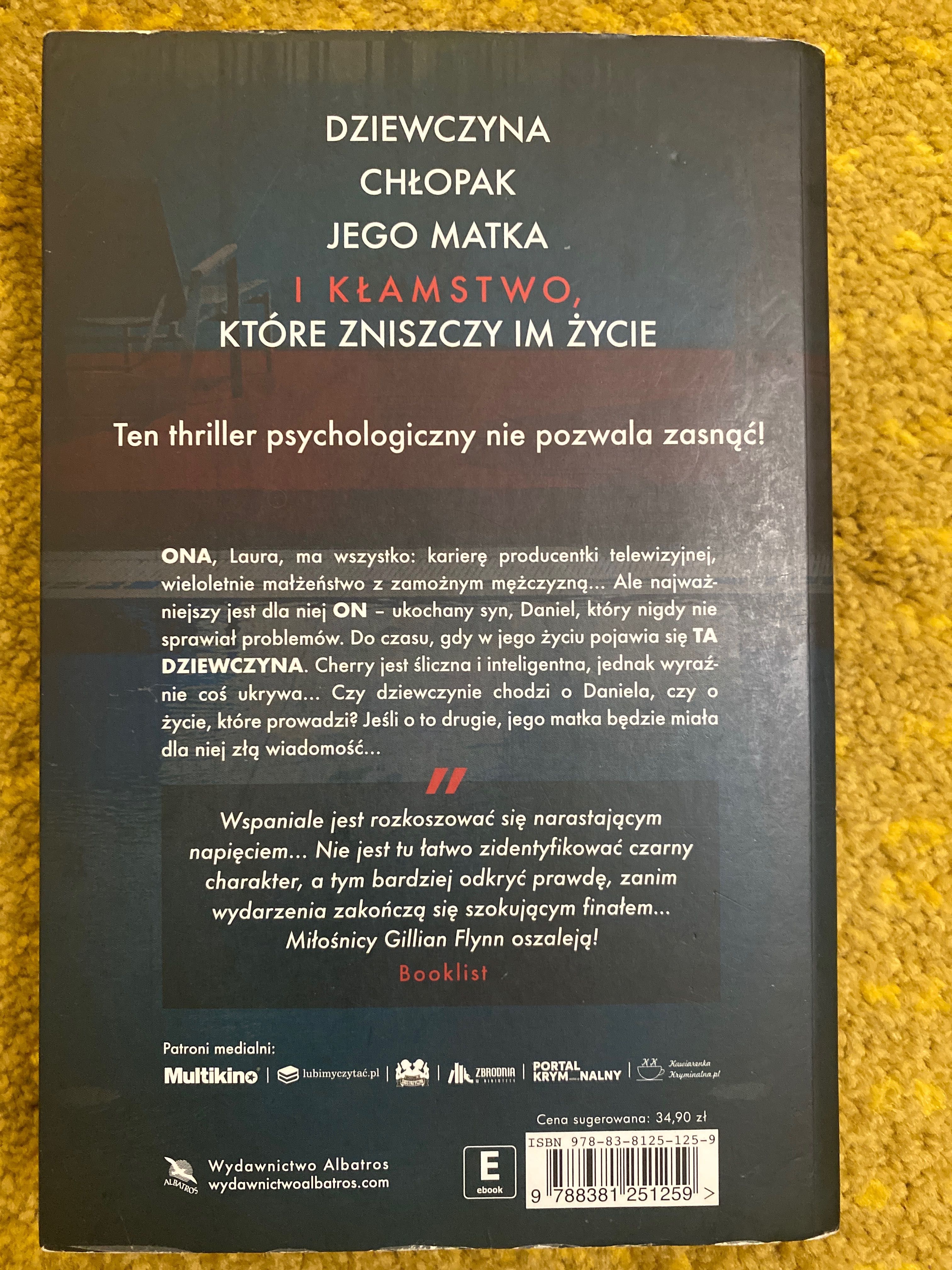 Thriller psychologiczny Ta dziewczyna