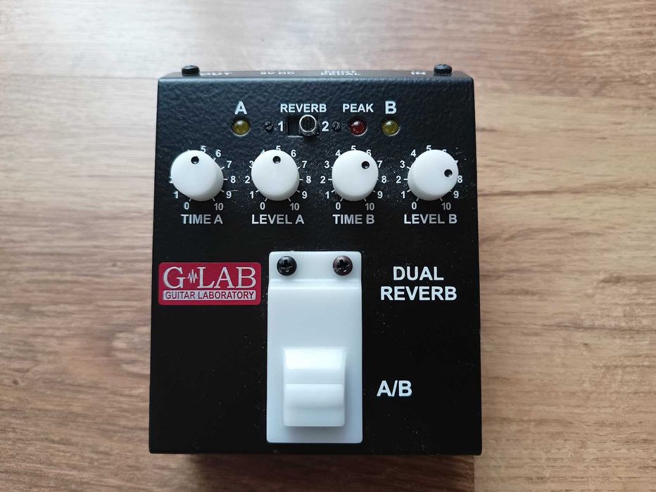 G-Lab Dual Reverb efekt gitara elektryczna komplet instrukcja pudełko