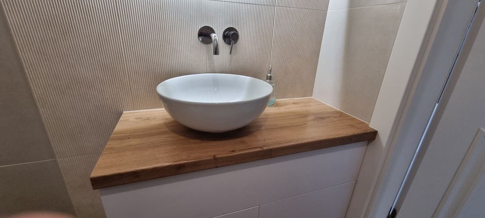 Umywalka nablatowa okrągła