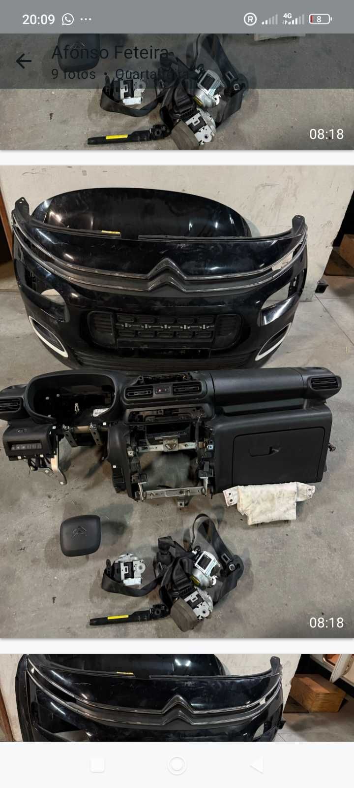 Frente da Berlingo 5 lugares completa