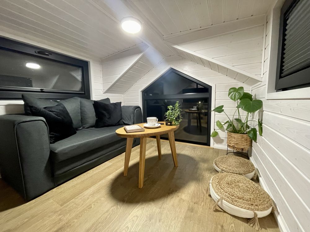 Tiny silent house wynajme domek las natura jacuzzi bania wynajem
