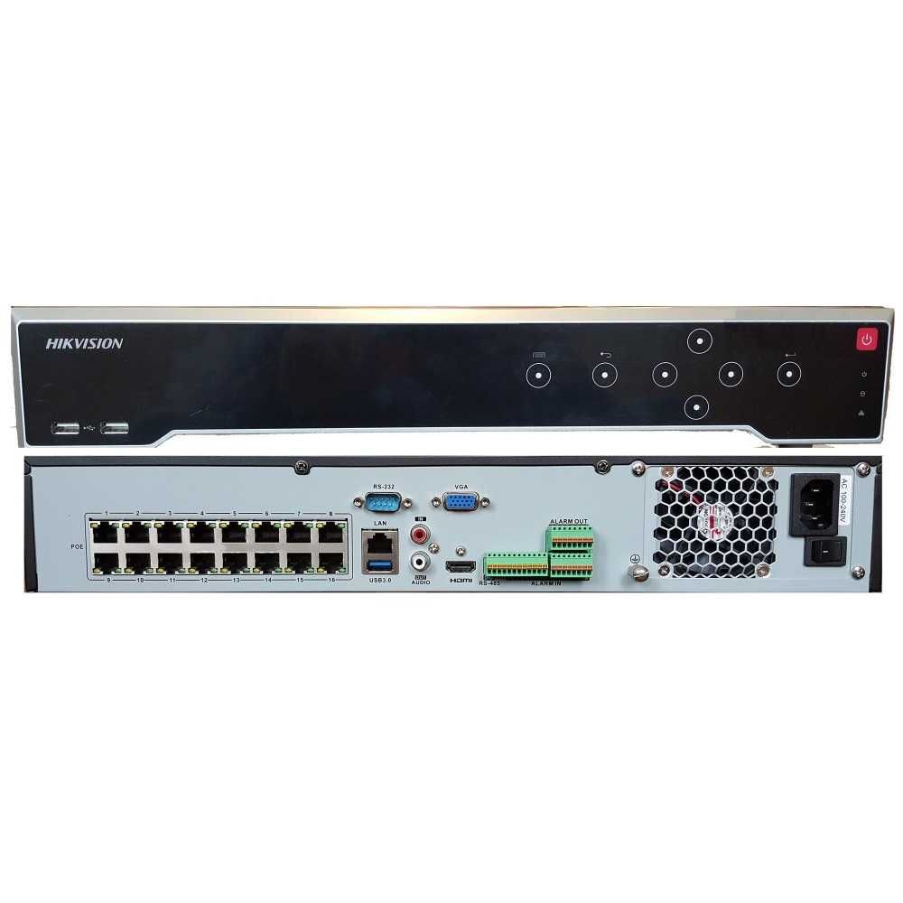 IP NVR регистратор 8МП Hikvision DS-7608NXI-K1/K2 8/16/32 каналов /16P