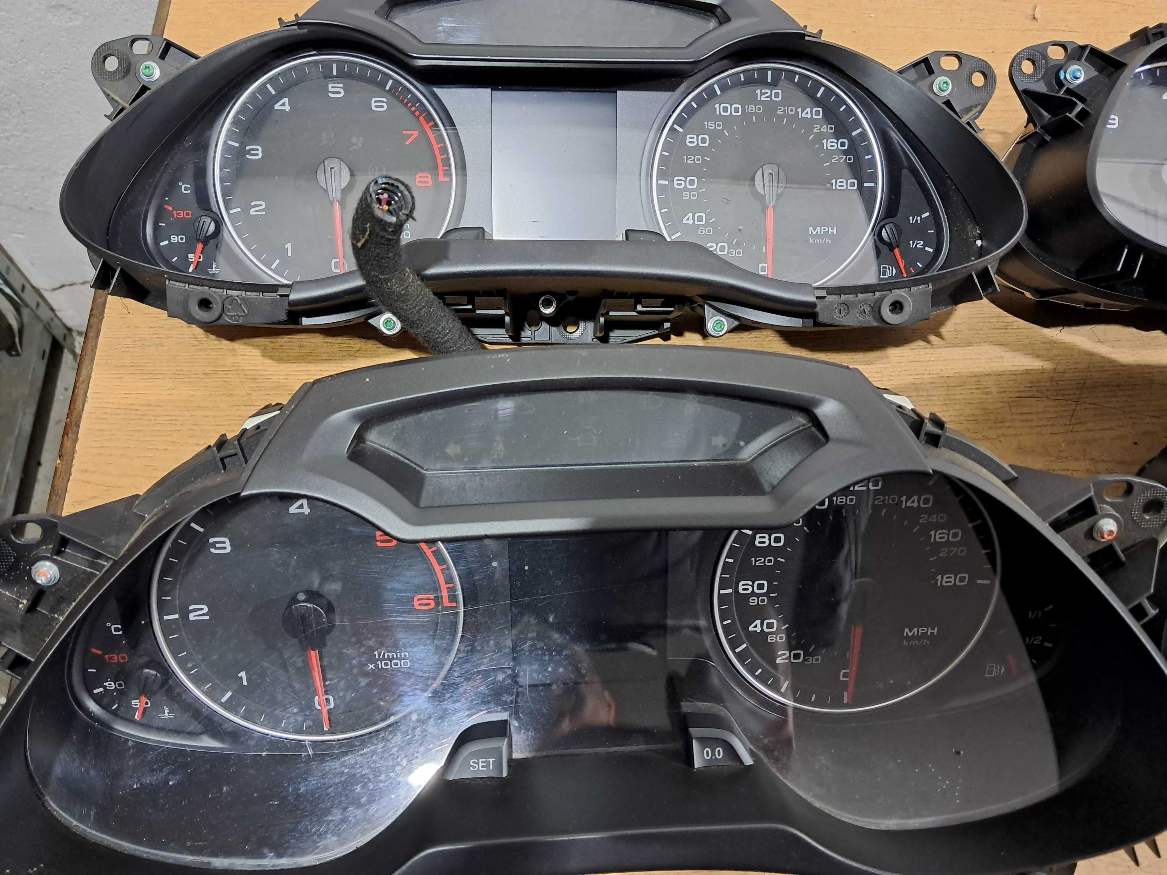 AUDI A4 B8 zegar zegary licznik 1.8 2.0 3.0 TDI TFSI ANGLIK