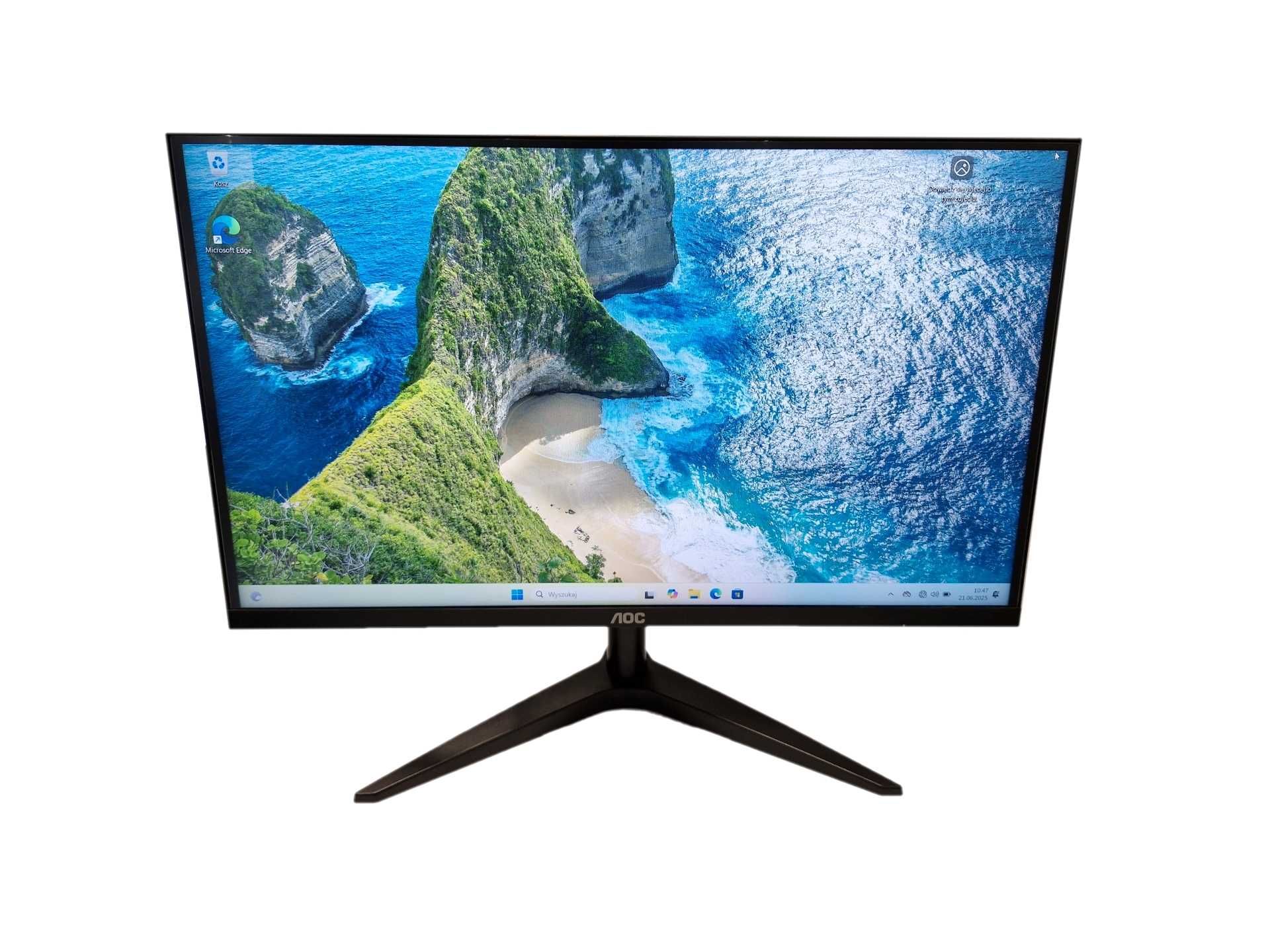 Monitor 24 cale do komputera Full HD AOC
