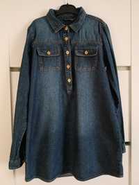 Tunika, koszula jeansowa Reserved 146