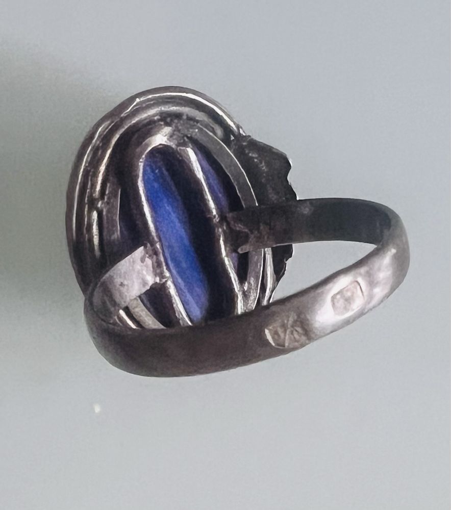 Jerzy Pytel. Srebro 925. Lapis lazuli. Prl