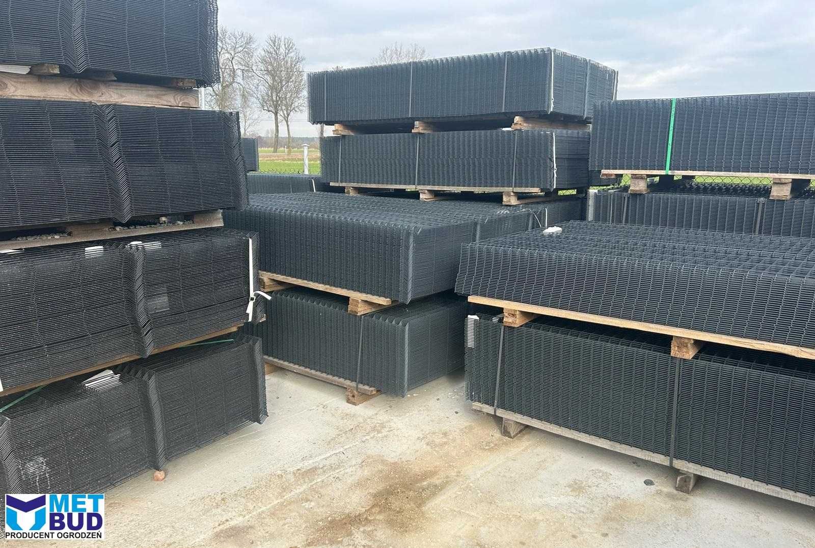 Słupki, panele ogrodzeniowe 60x40 ocynkowane i malowane proszkowo