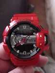 Relógio Casio G-Shock Bluetooth Vermelho GBA-400-4AER.