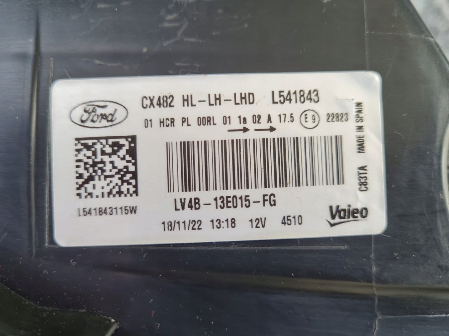 FORD KUGA III 3 Kompletna Lampa lewa przód Full Led LV4B-13E015-FG