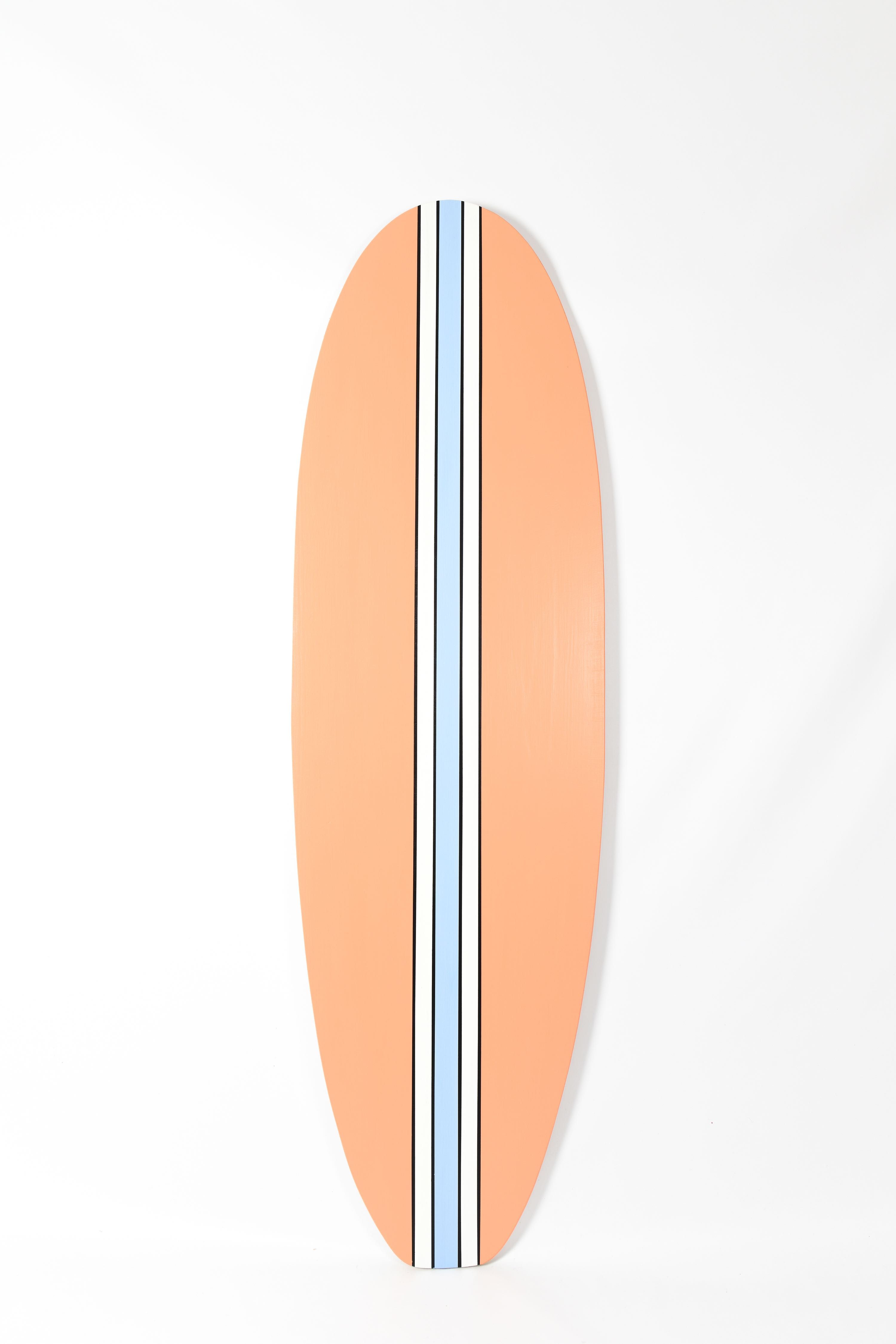 Surfboard wood decoração