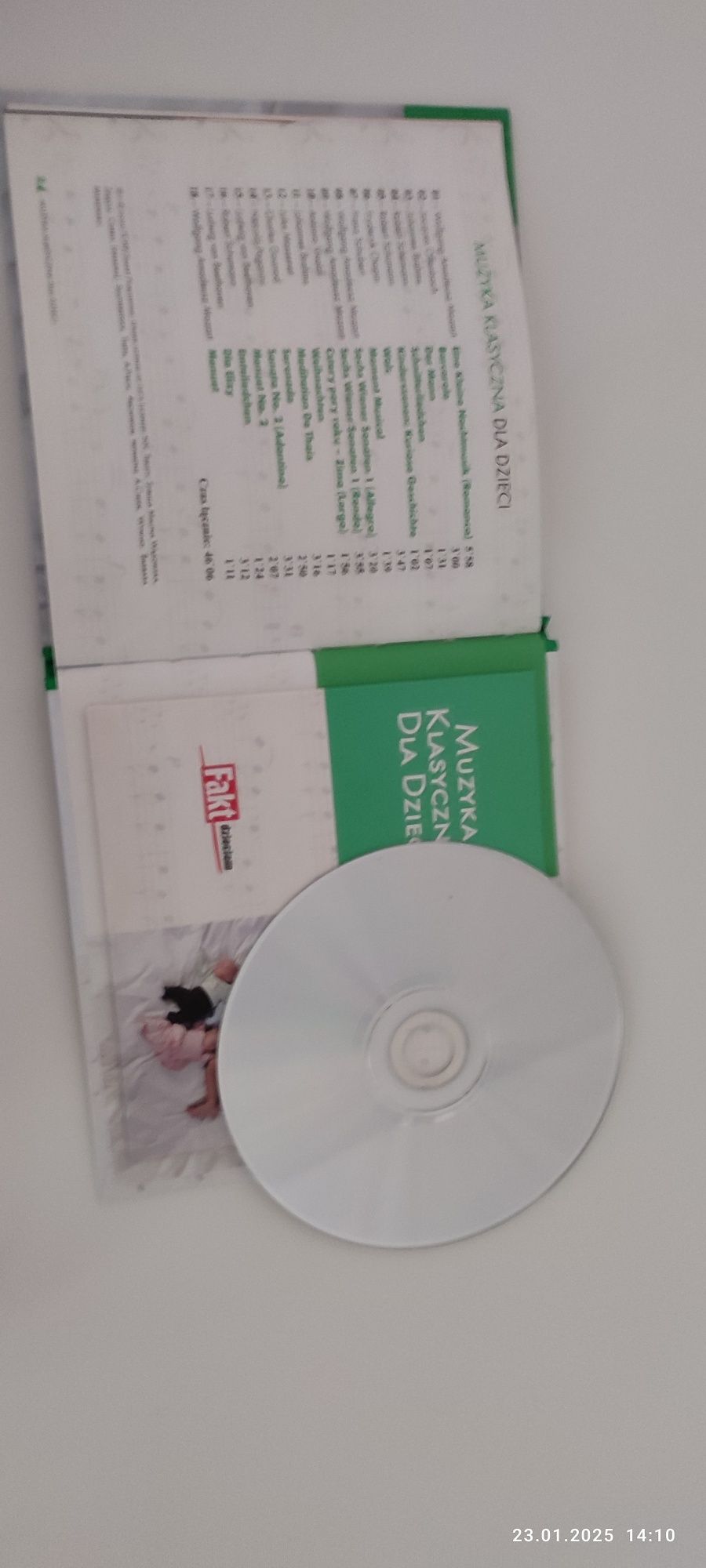 Płyta CD - Muzyka klasyczna dla dzieci.