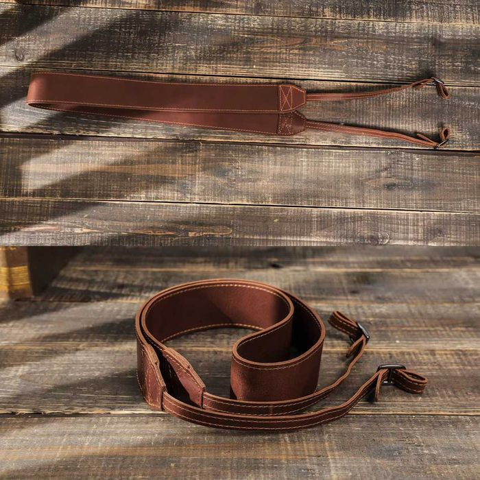 PRAWDZIWA SKÓRA Uniwersalny Pas Pasek Do Aparatu Fotograficznego